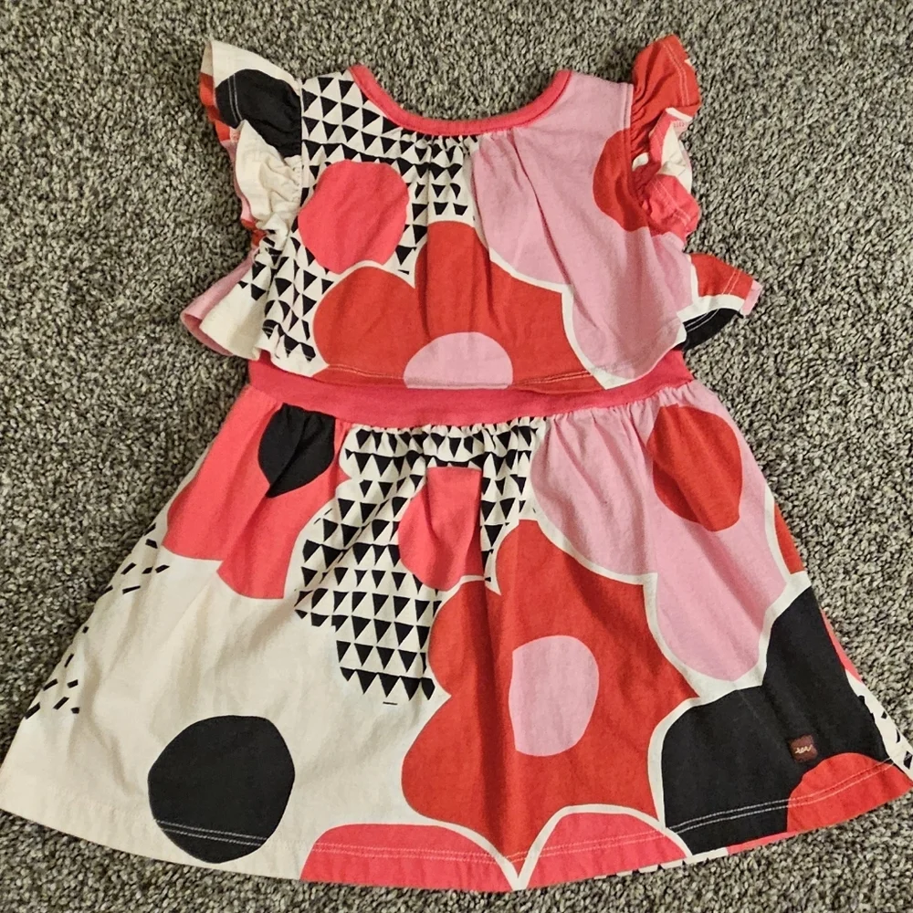Tea Collection Floral Toddler Dress - Picture 3 of 4